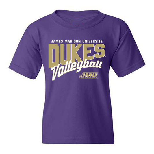 JMU - NCAA Women's Volleyball : Addie Norman - Youth T-Shirt-0