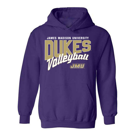 JMU - NCAA Women's Volleyball : Kennedy Louisell - Hooded Sweatshirt-0