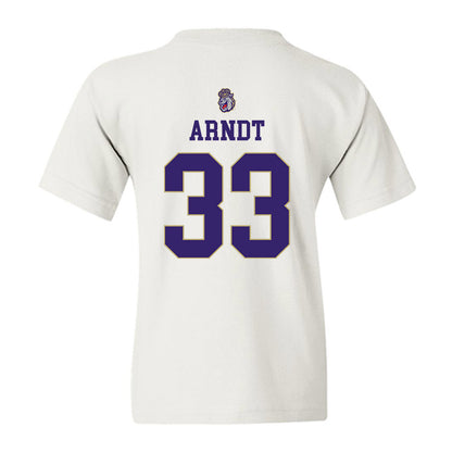 JMU - NCAA Women's Soccer : Aleigha Arndt - Replica Shersey Youth T-Shirt-1