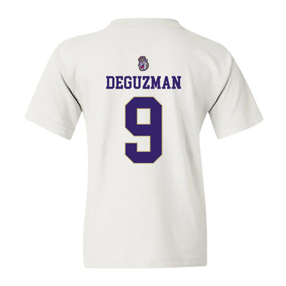 JMU - NCAA Women's Soccer : Samantha DeGuzman - Replica Shersey Youth T-Shirt-1