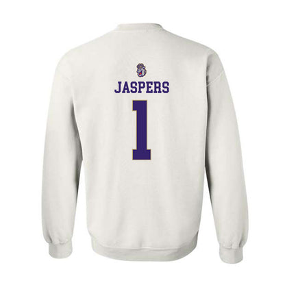 JMU - NCAA Men's Soccer : Erik Jaspers - Replica Shersey Crewneck Sweatshirt-1