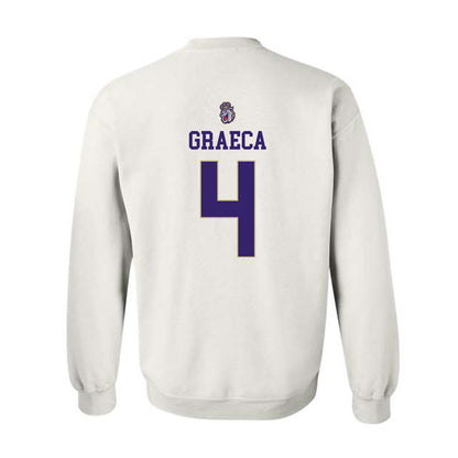 JMU - NCAA Women's Soccer : Emily Graeca - Replica Shersey Crewneck Sweatshirt-1