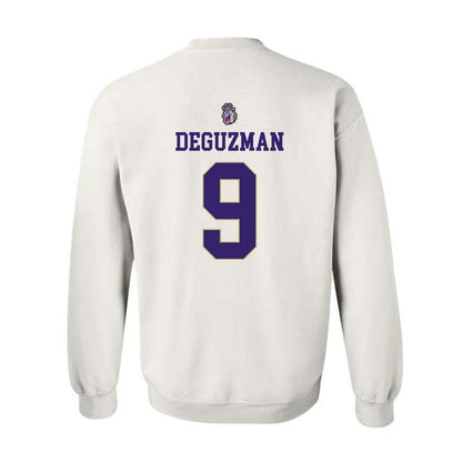 JMU - NCAA Women's Soccer : Samantha DeGuzman - Replica Shersey Crewneck Sweatshirt-1