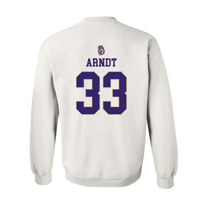 JMU - NCAA Women's Soccer : Aleigha Arndt - Replica Shersey Crewneck Sweatshirt-1