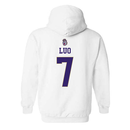 JMU - NCAA Women's Soccer : Gloria Luo - Replica Shersey Hooded Sweatshirt-1