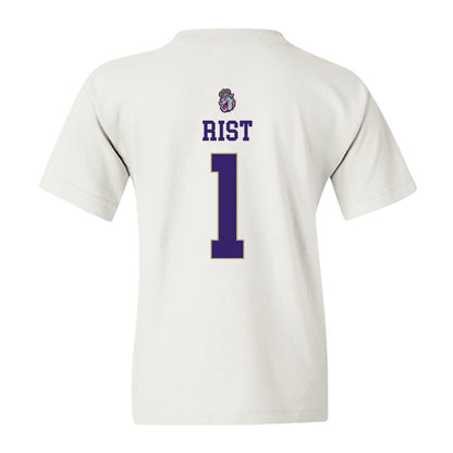JMU - NCAA Women's Soccer : Kennedy Rist - Replica Shersey Youth T-Shirt-1