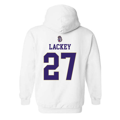 JMU - NCAA Women's Soccer : Ginny Lackey - Replica Shersey Hooded Sweatshirt-1