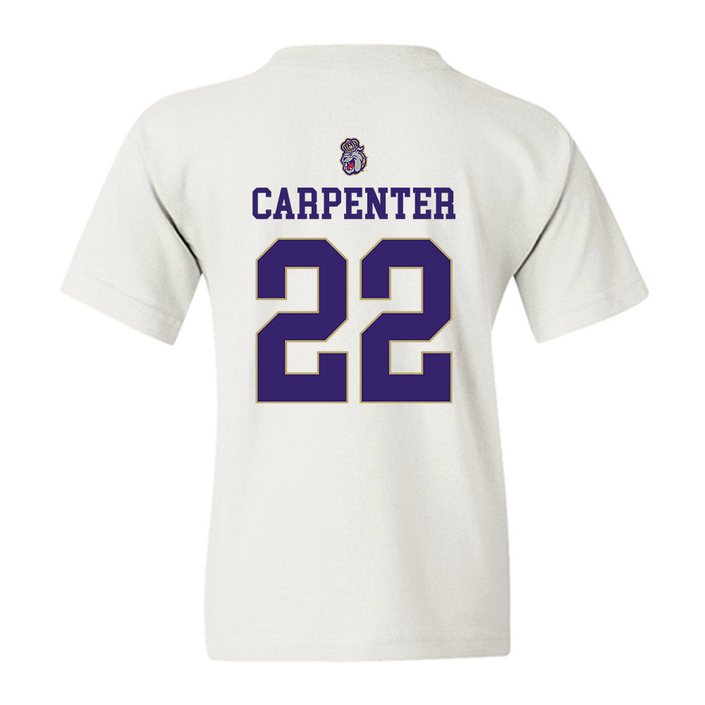 JMU - NCAA Women's Soccer : Lauren Carpenter - Replica Shersey Youth T-Shirt-1