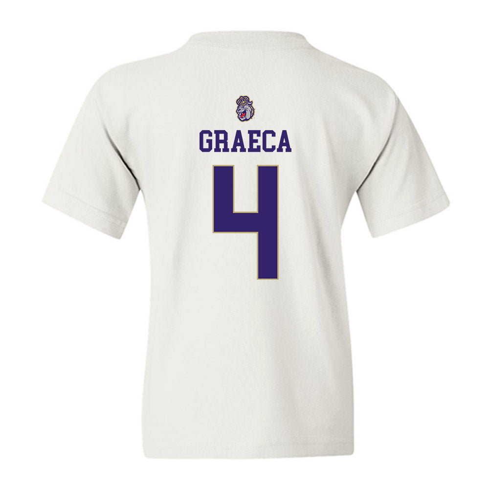 JMU - NCAA Women's Soccer : Emily Graeca - Replica Shersey Youth T-Shirt-1