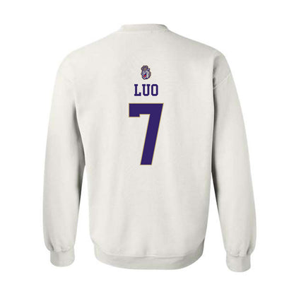 JMU - NCAA Women's Soccer : Gloria Luo - Replica Shersey Crewneck Sweatshirt-1