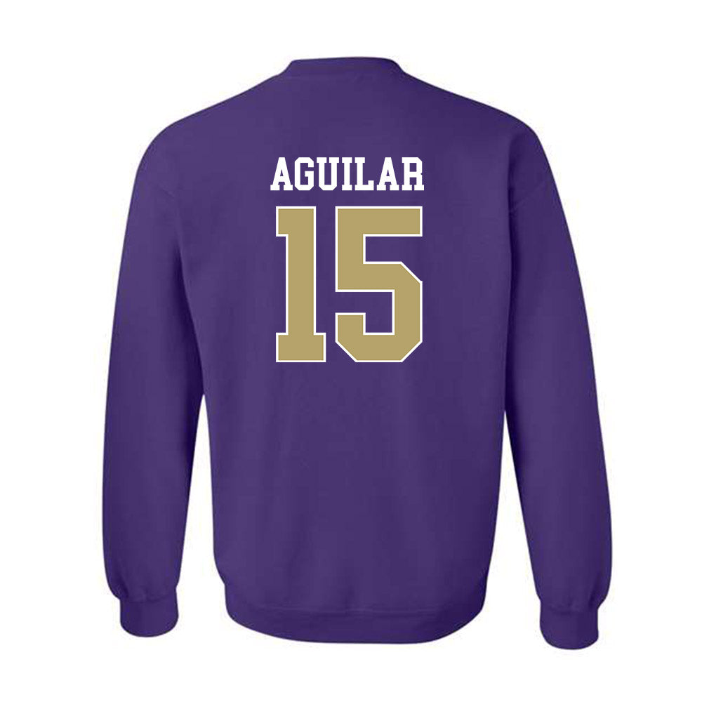 JMU - NCAA Men's Soccer : Jeffrey Aguilar - Crewneck Sweatshirt-1