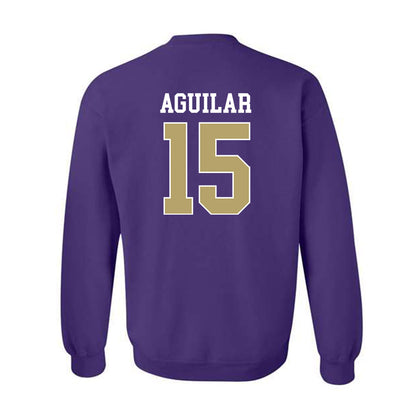 JMU - NCAA Men's Soccer : Jeffrey Aguilar - Crewneck Sweatshirt-1