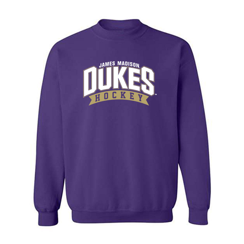 JMU - NCAA Women's Field Hockey : Mika Hilburger - Crewneck Sweatshirt-0