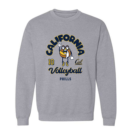 UC Berkeley - NCAA Women's Volleyball : Dominique Phills - Fashion Shersey Crewneck Sweatshirt-0