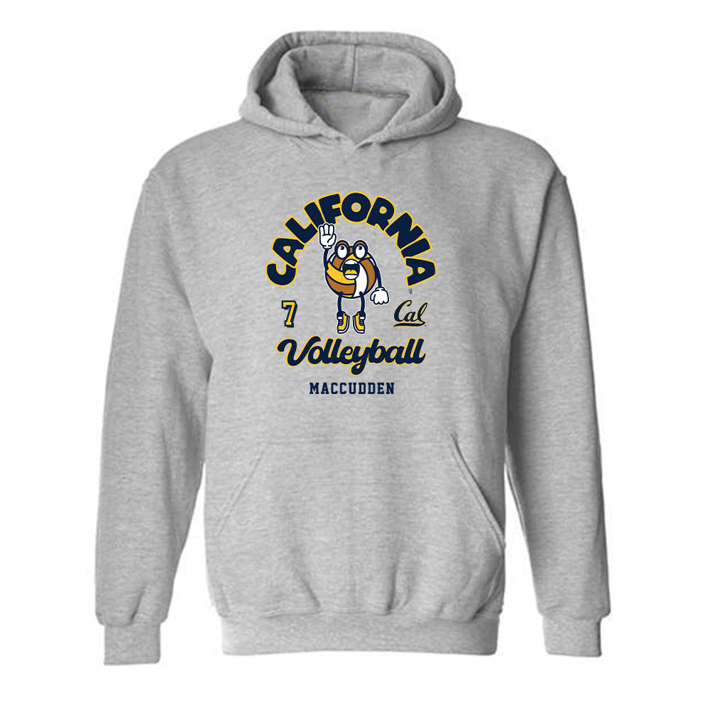 UC Berkeley - NCAA Women's Volleyball : Siena MacCudden - Fashion Shersey Hooded Sweatshirt-0