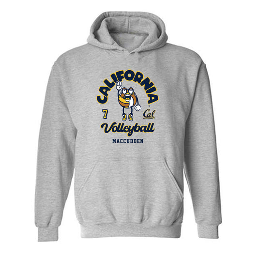 UC Berkeley - NCAA Women's Volleyball : Siena MacCudden - Fashion Shersey Hooded Sweatshirt-0
