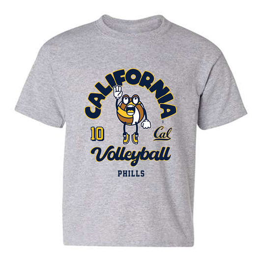 UC Berkeley - NCAA Women's Volleyball : Dominique Phills - Fashion Shersey Youth T-Shirt-0