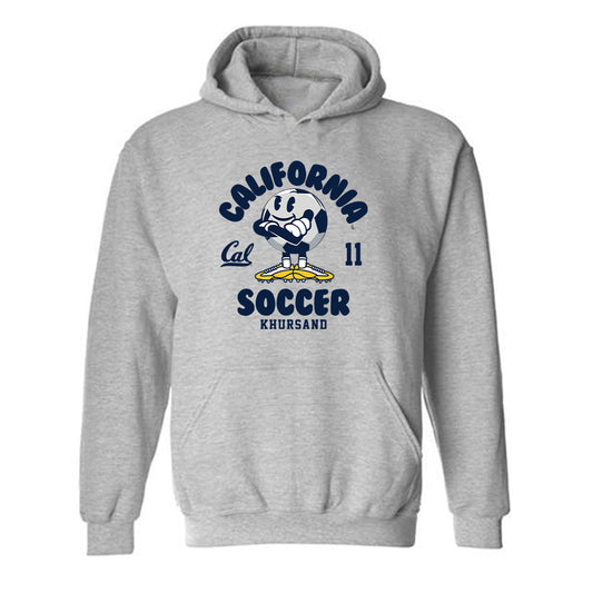 UC Berkeley - NCAA Women's Soccer : Elhom Khursand - Fashion Shersey Hooded Sweatshirt-0