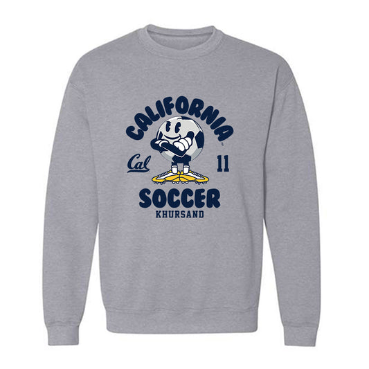UC Berkeley - NCAA Women's Soccer : Elhom Khursand - Fashion Shersey Crewneck Sweatshirt-0