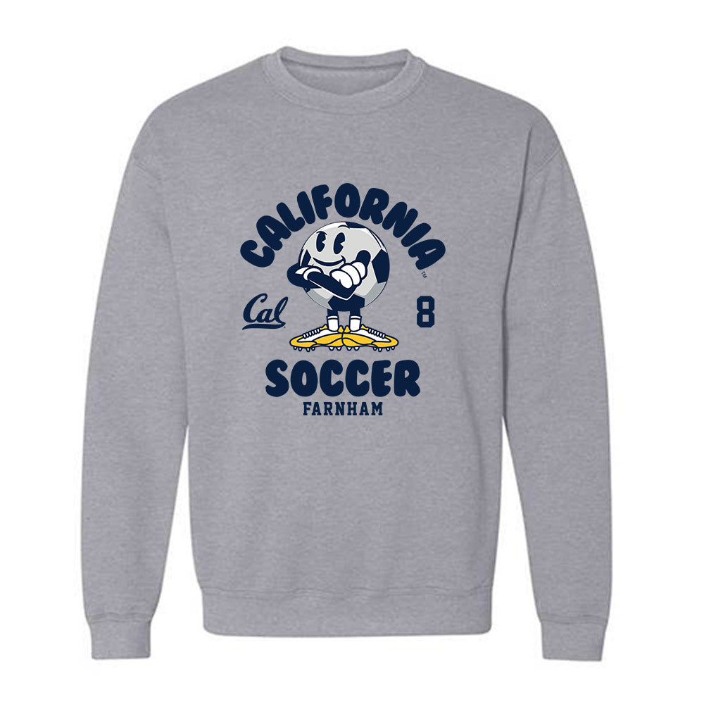 UC Berkeley - NCAA Women's Soccer : morgan farnham - Fashion Shersey Crewneck Sweatshirt-0