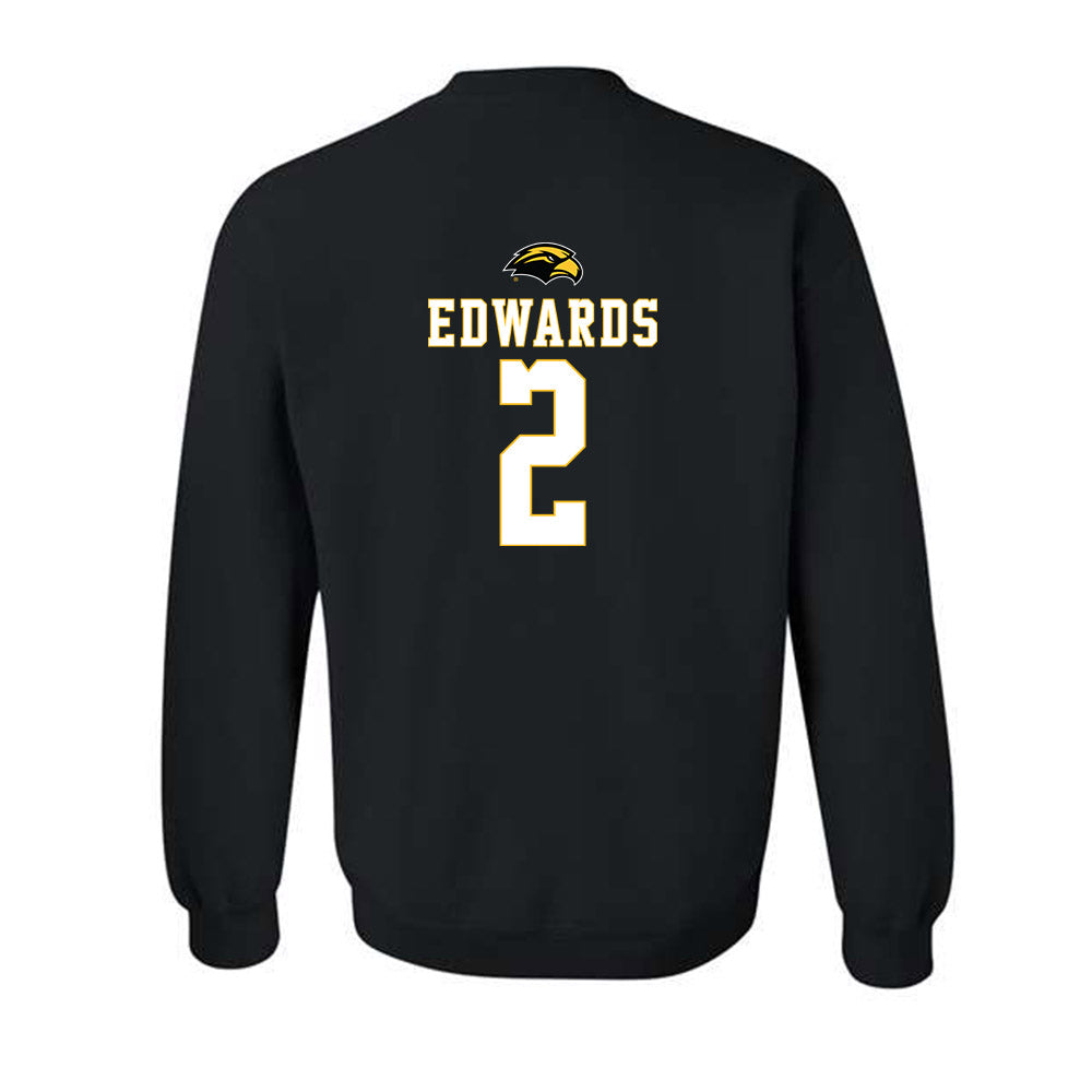 Southern Miss - NCAA Women's Soccer : Ameera Edwards - Replica Shersey Crewneck Sweatshirt-1