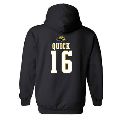 Southern Miss - NCAA Women's Soccer : Shaelynn Quick - Replica Shersey Hooded Sweatshirt-1