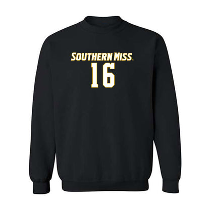 Southern Miss - NCAA Women's Soccer : Shaelynn Quick - Replica Shersey Crewneck Sweatshirt-0