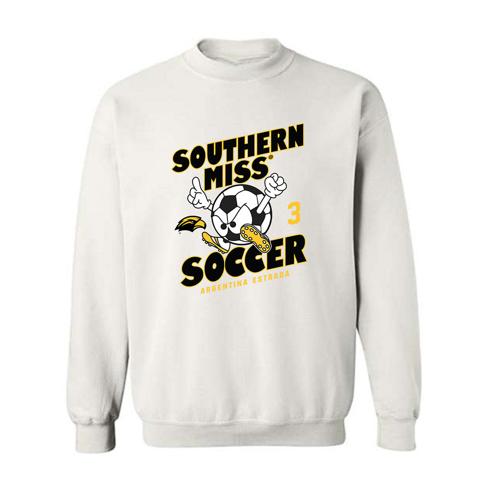Southern Miss - NCAA Women's Soccer : Argentina Estrada - Fashion Shersey Crewneck Sweatshirt-0