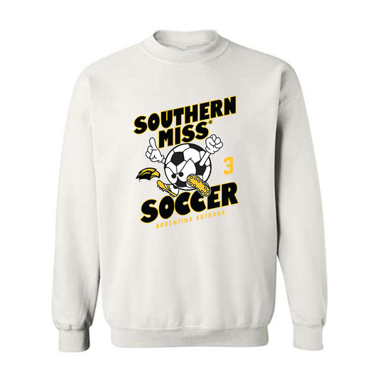 Southern Miss - NCAA Women's Soccer : Argentina Estrada - Fashion Shersey Crewneck Sweatshirt-0
