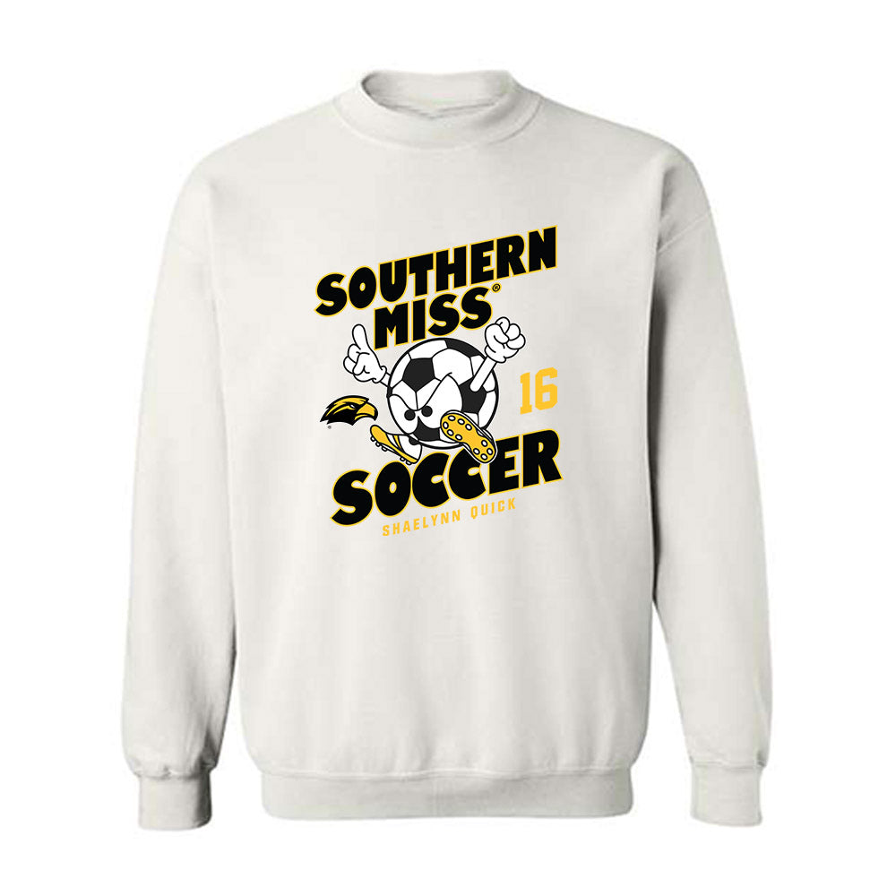 Southern Miss - NCAA Women's Soccer : Shaelynn Quick - Fashion Shersey Crewneck Sweatshirt-0