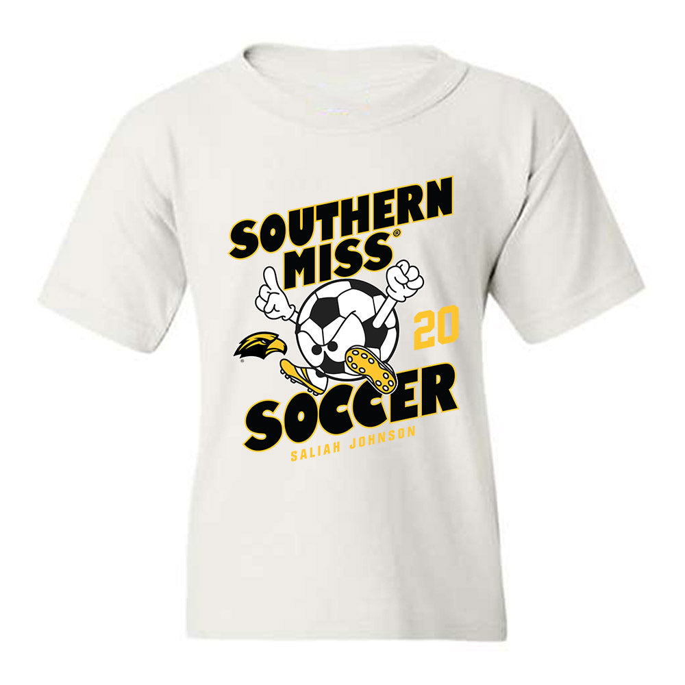 Southern Miss - NCAA Women's Soccer : Saliah Johnson - Fashion Shersey Youth T-Shirt-0