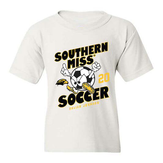Southern Miss - NCAA Women's Soccer : Saliah Johnson - Fashion Shersey Youth T-Shirt-0