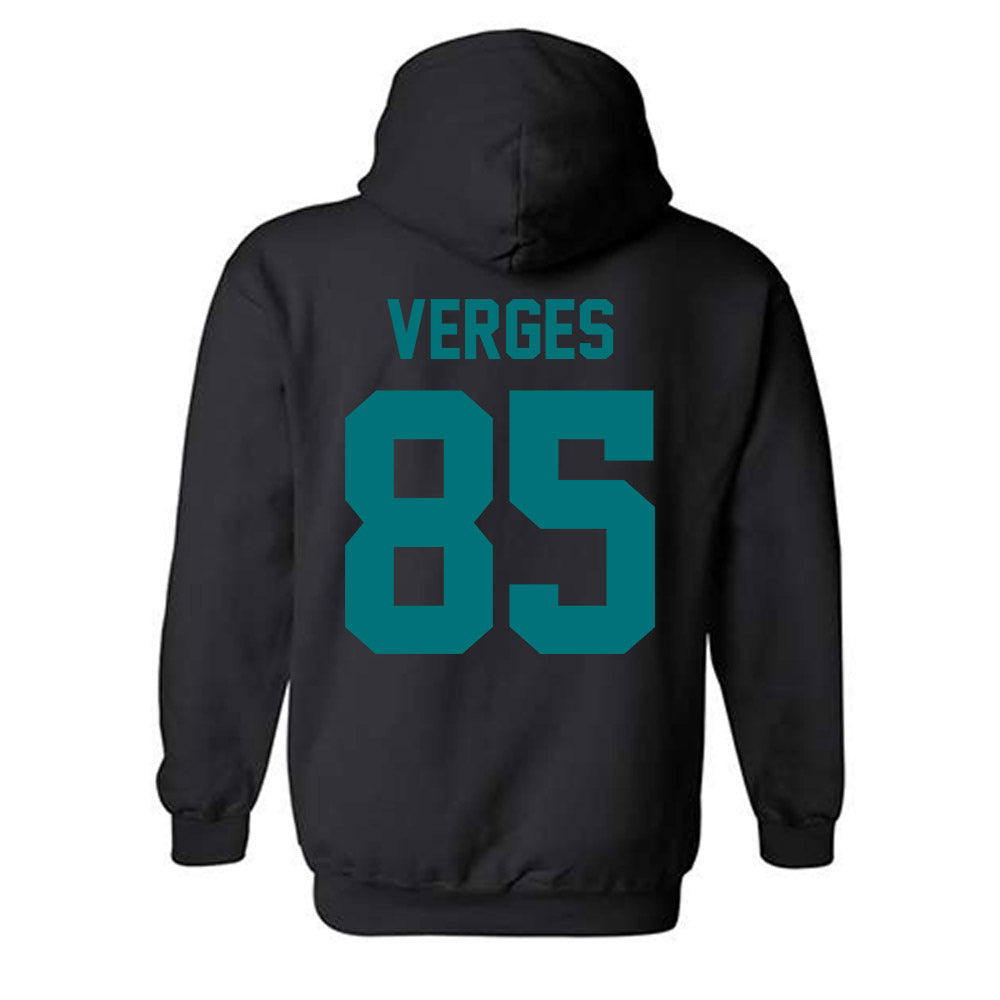 Coastal Carolina - NCAA Football : Ben Verges - Classic Shersey Hooded Sweatshirt-1