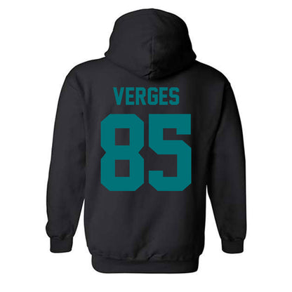Coastal Carolina - NCAA Football : Ben Verges - Classic Shersey Hooded Sweatshirt-1