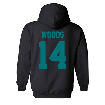 Coastal Carolina - NCAA Football : Myles Woods - Classic Shersey Hooded Sweatshirt-1