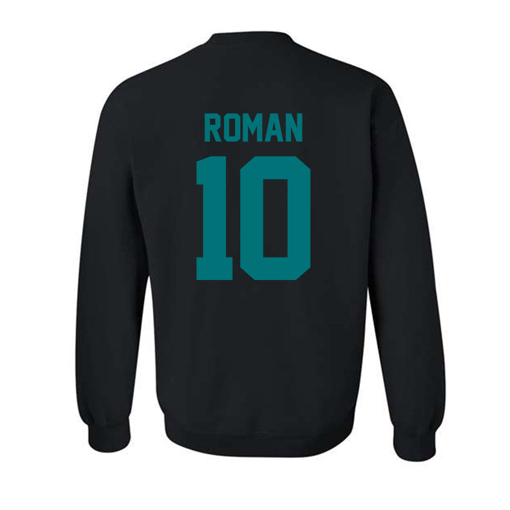 Coastal Carolina - NCAA Football : Travis Roman - Classic Shersey Crewneck Sweatshirt-1