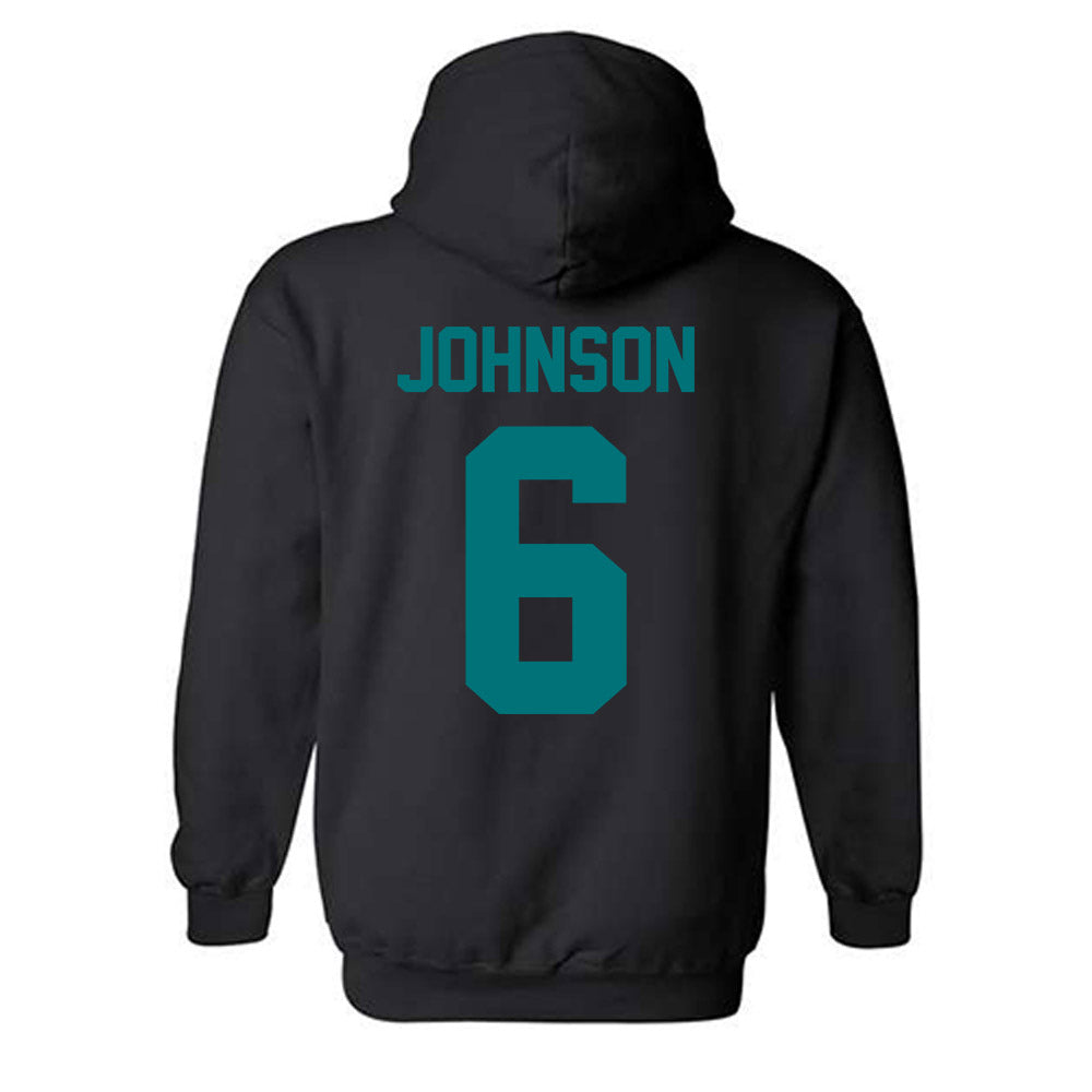 Coastal Carolina - NCAA Football : Krosse Johnson - Classic Shersey Hooded Sweatshirt-1