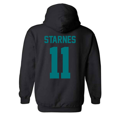 Coastal Carolina - NCAA Football : Braxton Starnes - Classic Shersey Hooded Sweatshirt-1