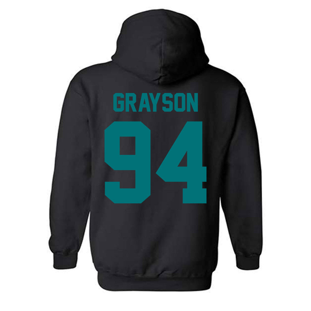 Coastal Carolina - NCAA Football : Donovan Grayson - Classic Shersey Hooded Sweatshirt-1