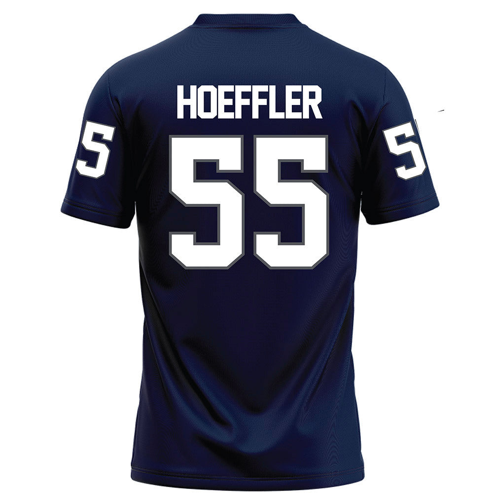 Monmouth - NCAA Football : Justin Hoeffler - Blue Football Jersey-1