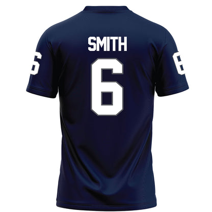 Monmouth - NCAA Football : Kenny Smith - Blue Football Jersey-1