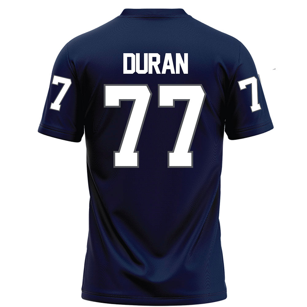 Monmouth - NCAA Football : Josh Duran - Blue Football Jersey-1