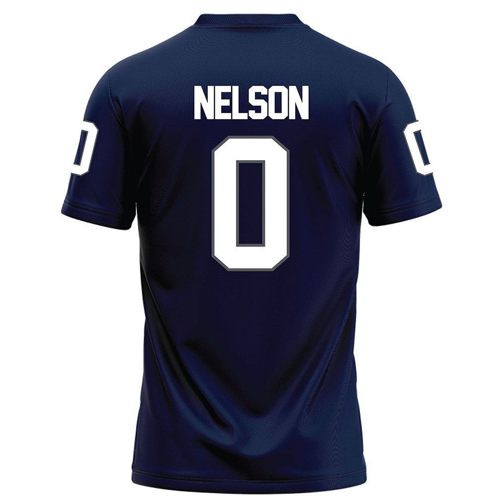 Monmouth - NCAA Football : Gavin Nelson - Blue Football Jersey-1