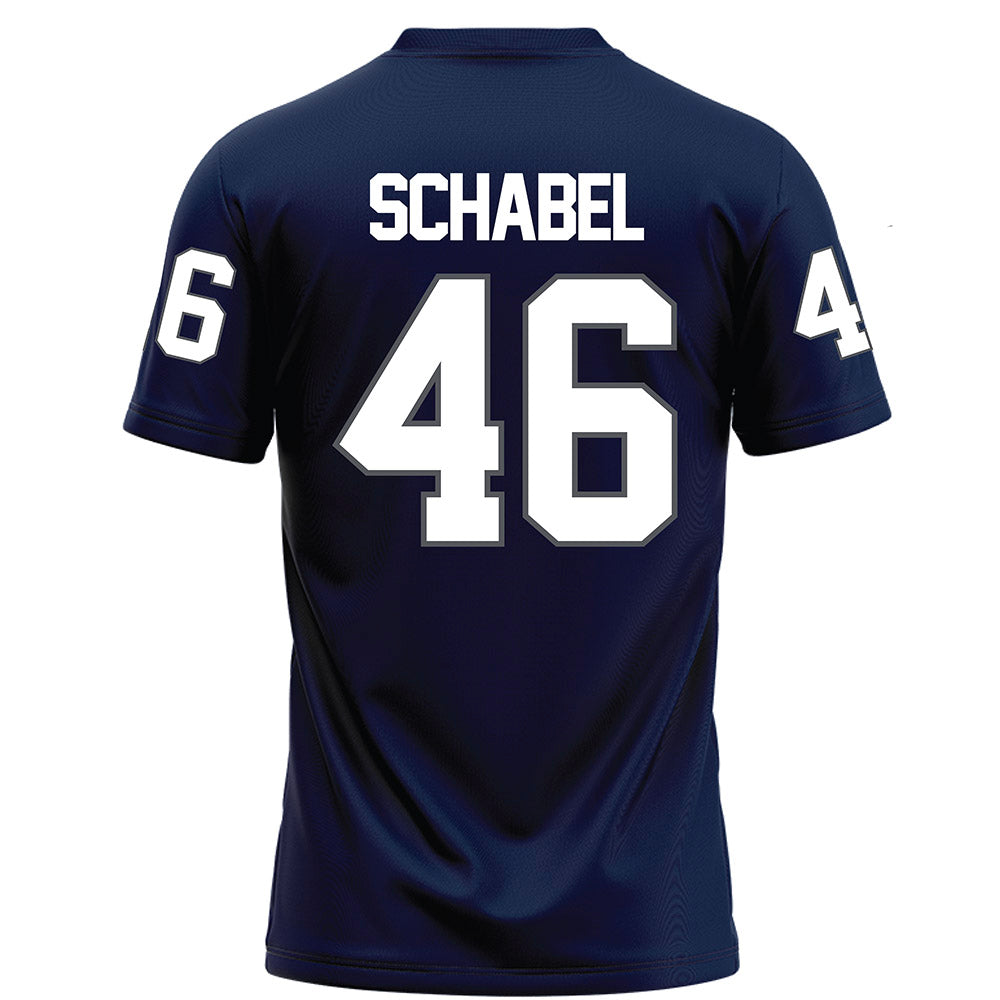 Monmouth - NCAA Football : Luke Schabel - Blue Football Jersey-1