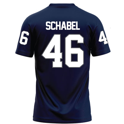 Monmouth - NCAA Football : Luke Schabel - Blue Football Jersey-1