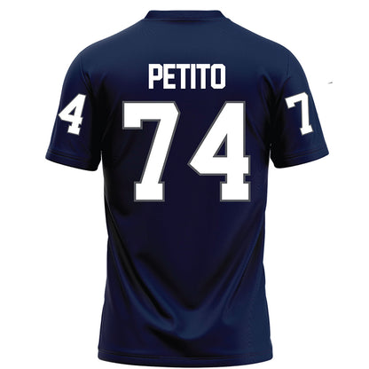 Monmouth - NCAA Football : Michael Petito - Blue Football Jersey-1