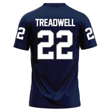 Monmouth - NCAA Football : Nazir Treadwell - Blue Football Jersey-1