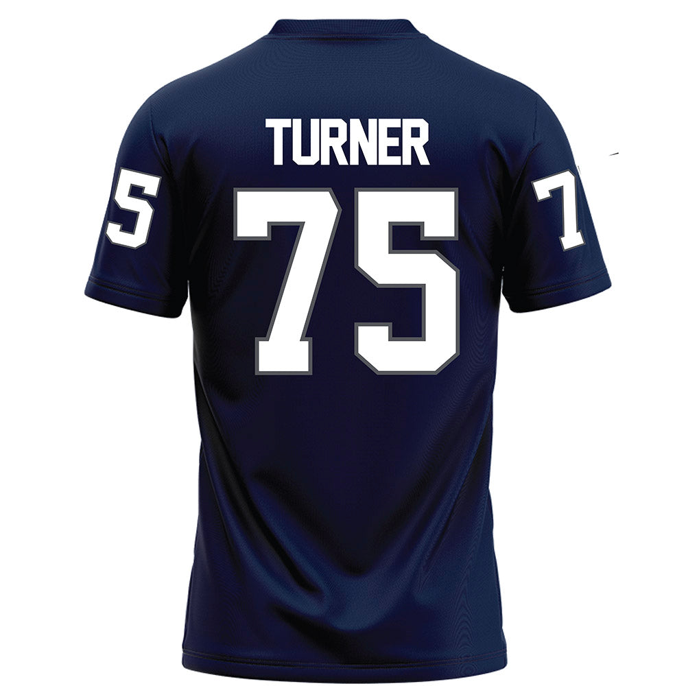 Monmouth - NCAA Football : Bleek Turner - Blue Football Jersey-1