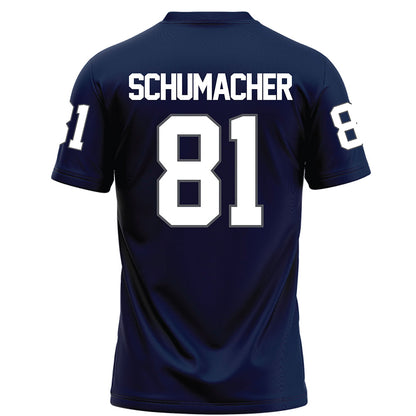 Monmouth - NCAA Football : Mike Schumacher - Blue Football Jersey-1