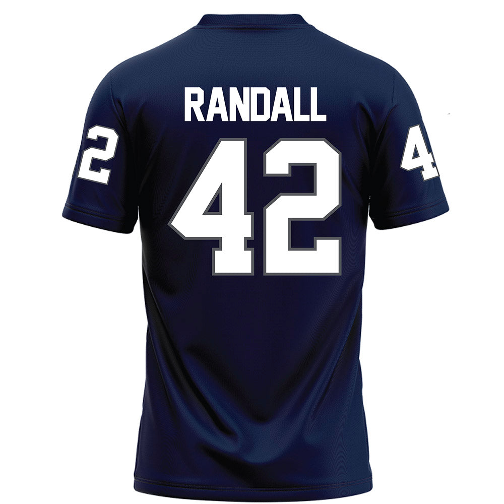 Monmouth - NCAA Football : Greg Randall - Blue Football Jersey-1